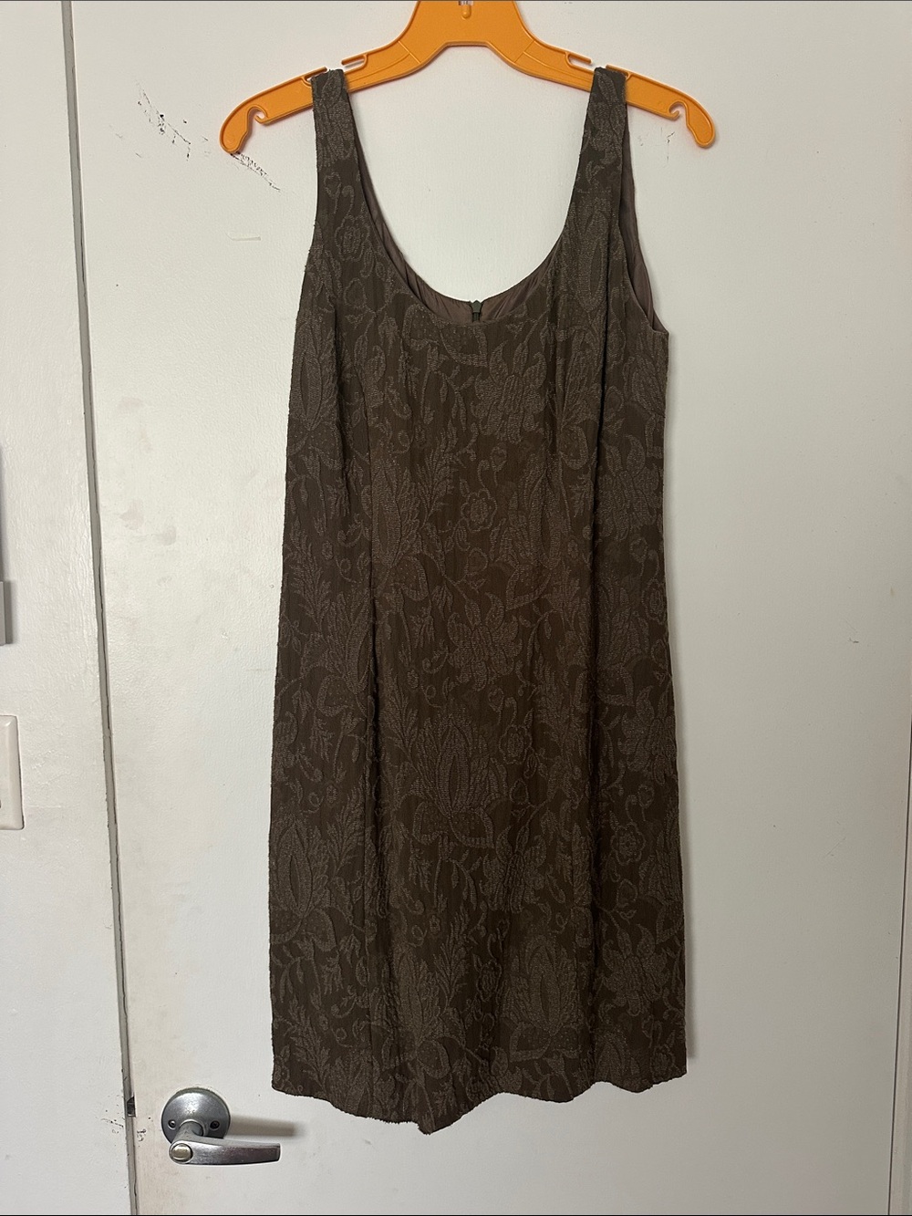 Apostrophe olive/Brown Floral Mini Dress